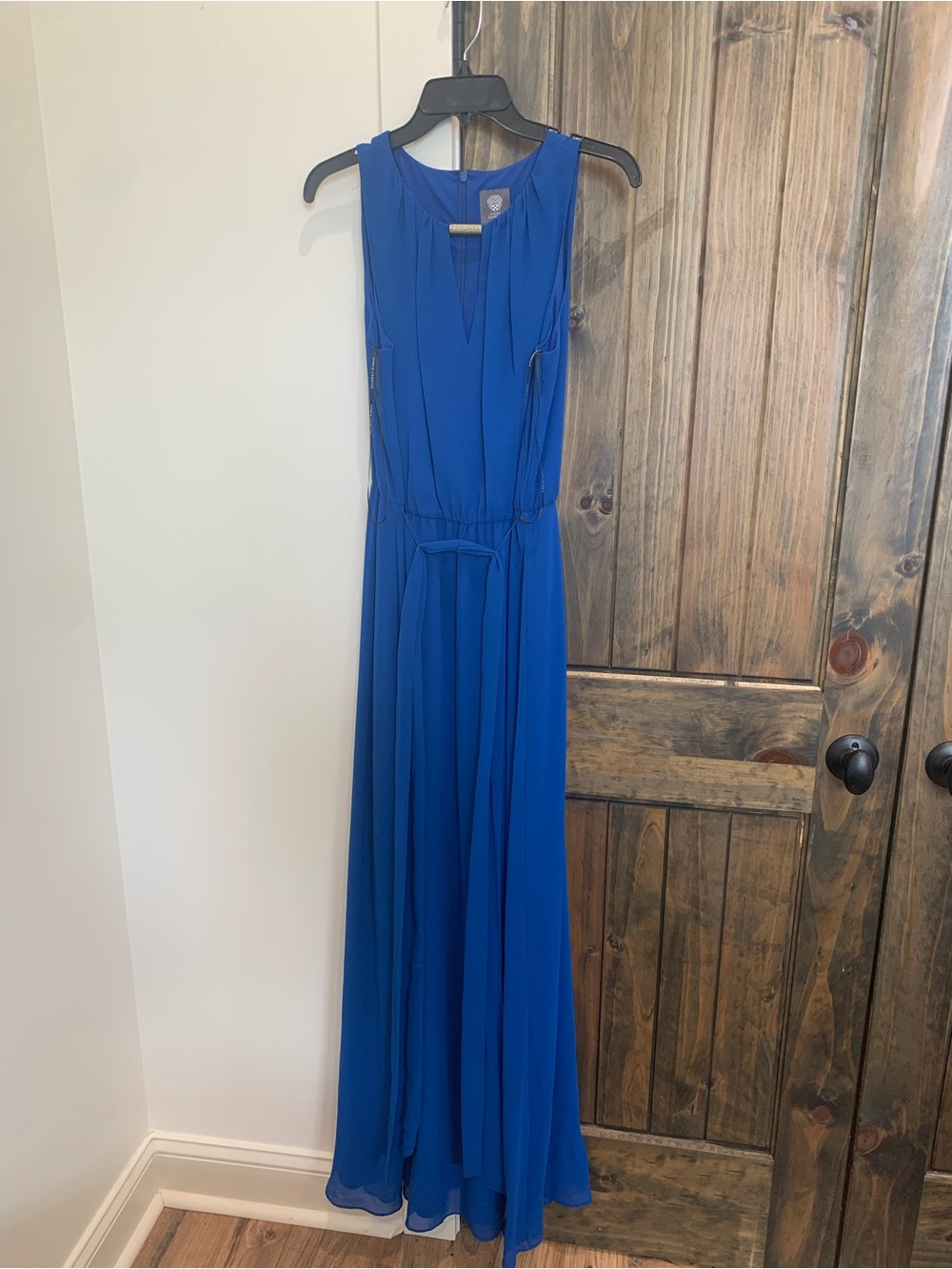 Vince Camuto Cobalt Blue Sleeveless Maxi Dress